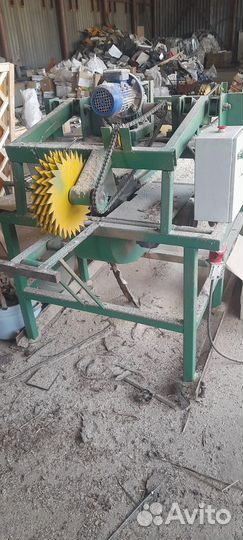 Грп-500 станок деревообрабатывающий трехпильный