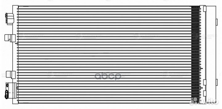 Радиатор кондиционера Renault Fluence (09) /Megane