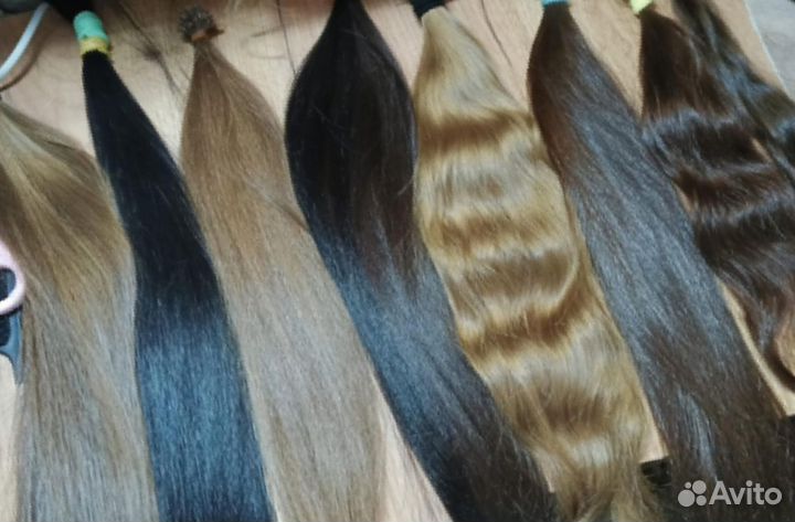 Детские волосы для наращивания от 44 см до 75 см