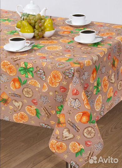 Скатерть на новый год