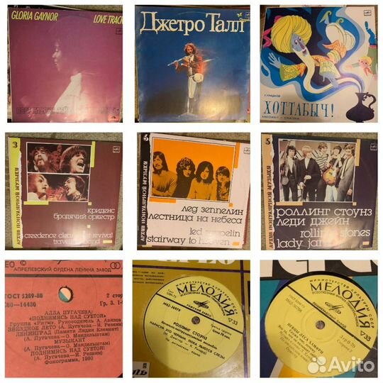 Виниловые пластинки - музыка самых разных жанров