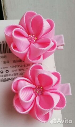 Подарок для девочки бантики заколки ручной работы