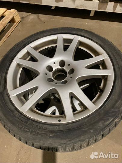 Колеса с зимней резиной Мерседес