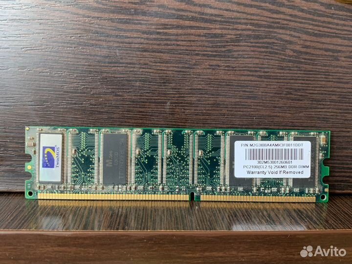 Оперативная память TwinMos DDR-dimm PC2100 256MB