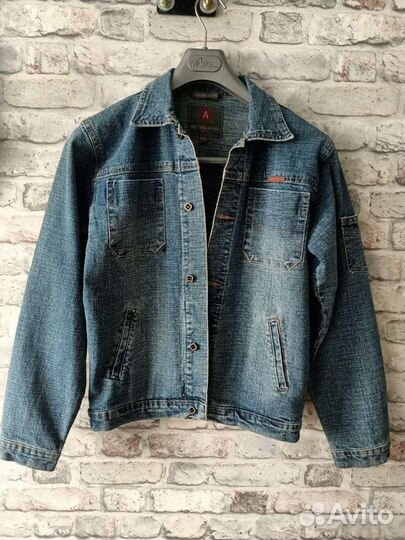 Пиджак джинсовый мальчику, 164