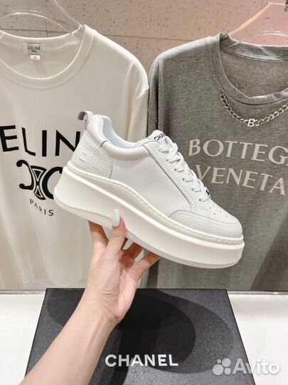 Кеды кожаные Chanel