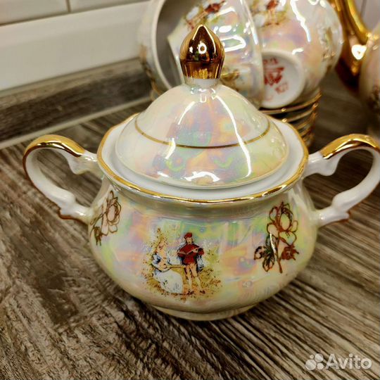 Сервиз кофейный фарфоровый 