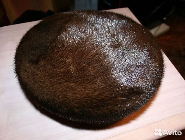 Норковый берет р-р 56-58