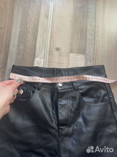 Брюки кожаные эко