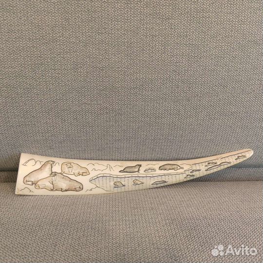 Клык моржа (имитация) Уэлен86