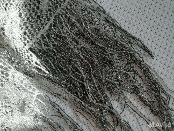 Шаль ажурная винтаж СССР 80е