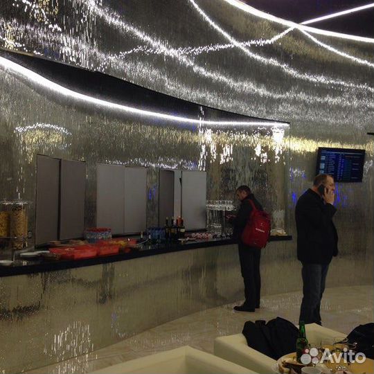 Проход в бизнес зал аэропорта Пулково LED