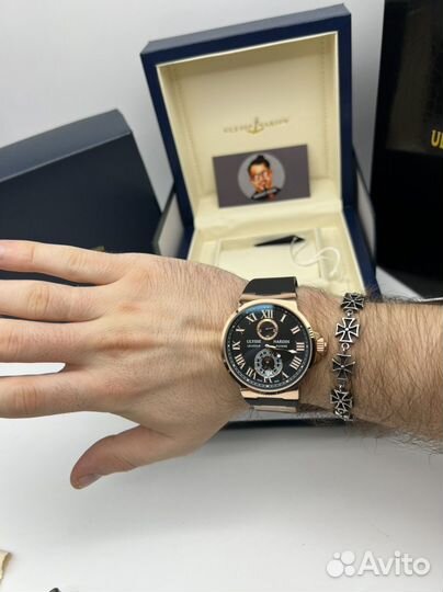 Часы ulyss’e nardi’n механика мужские 45мм