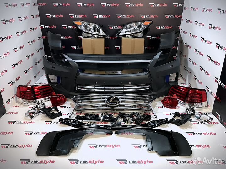 Рестайлинг Lexus LX570 c 07-12г в 12-15г GBT