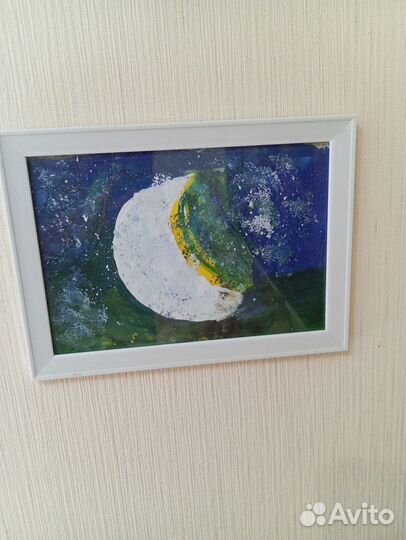 Картина гуашь