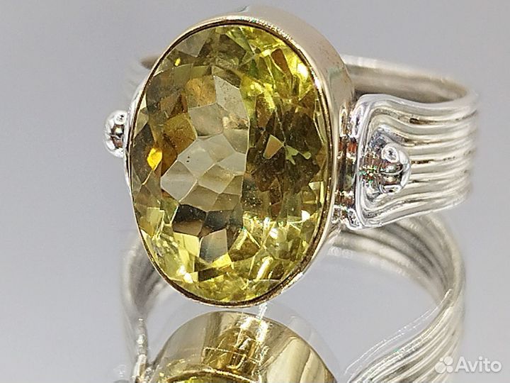 Кольцо с цитрином
