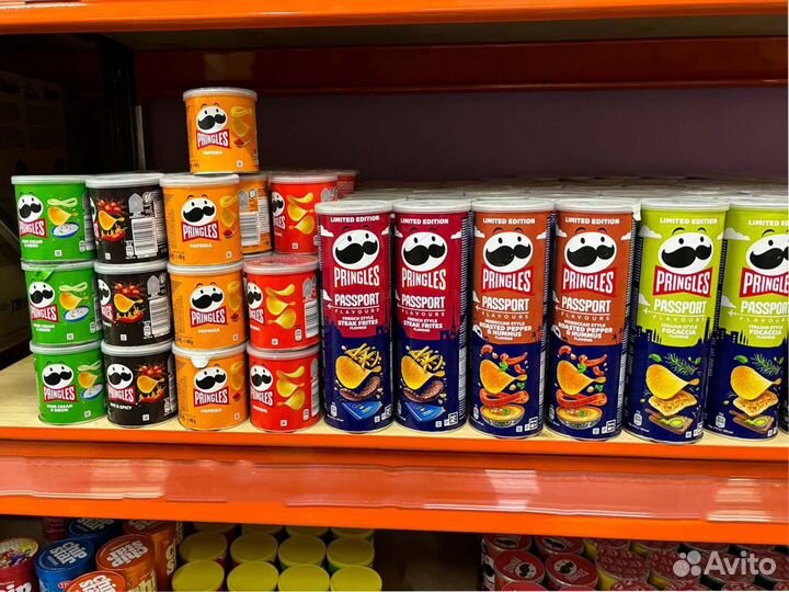 Оригинальные чипсы pringles