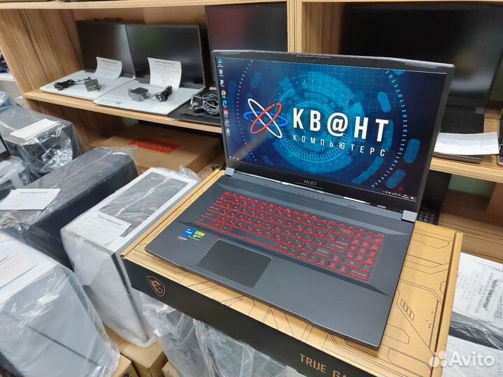 Новенький игровой MSI Katana 17 на гарантии