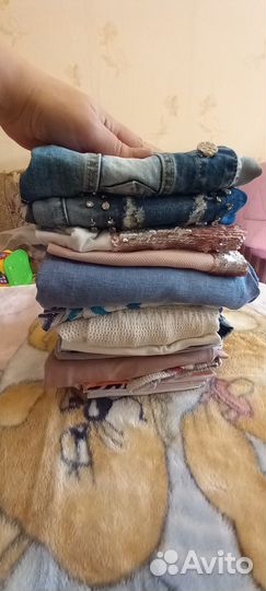 Вещи пакетом для девочки 134 140