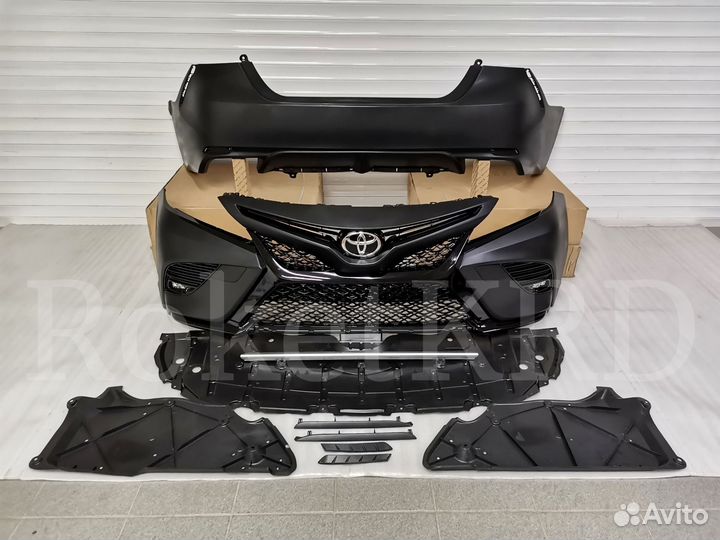 Бамперы от USA версии Camry 70 2017-19г