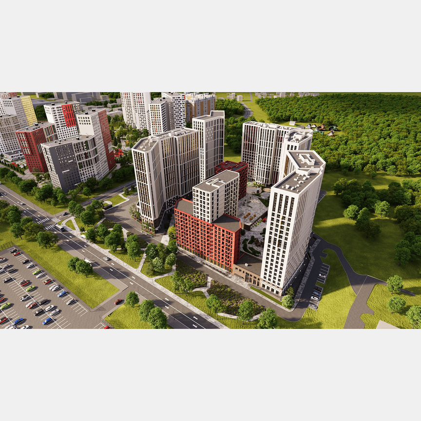 2-к. квартира, 48,1 м², 18/22 эт.