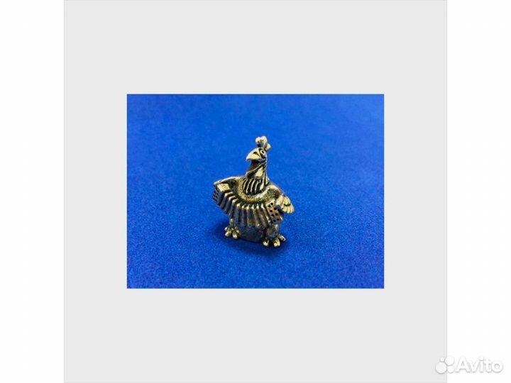 Фигурка Символ 2017 - Золотой Петух с гармонью, ла