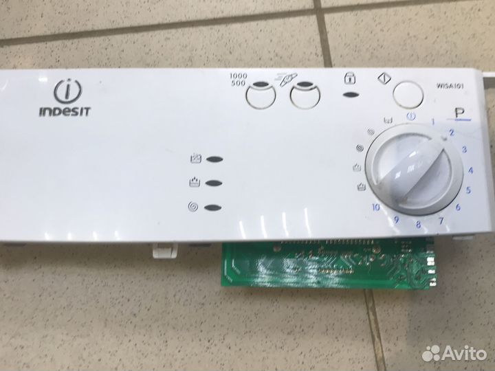 Панель управления стиральной машины Indesit с плат