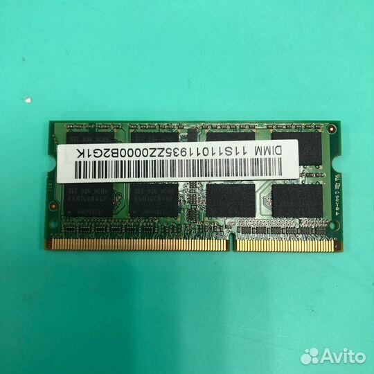 Оперативная память DDR3 2GB 10600 mbps 1333 MHz