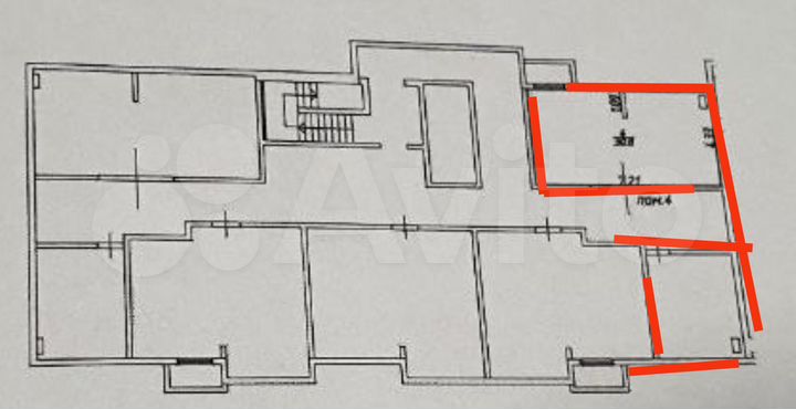 Свободного назначения, 43 м²