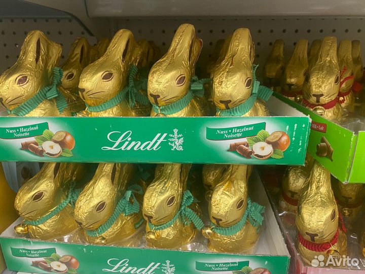 Lindt Пасхальный кролик и яйца