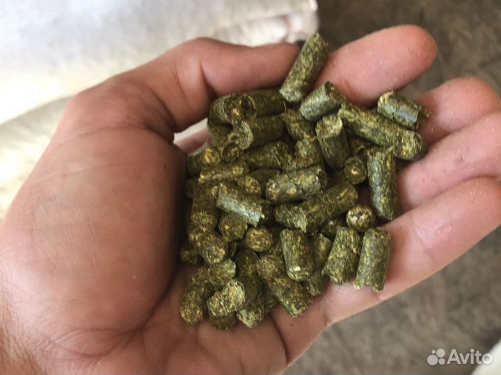 Сено гранулированое