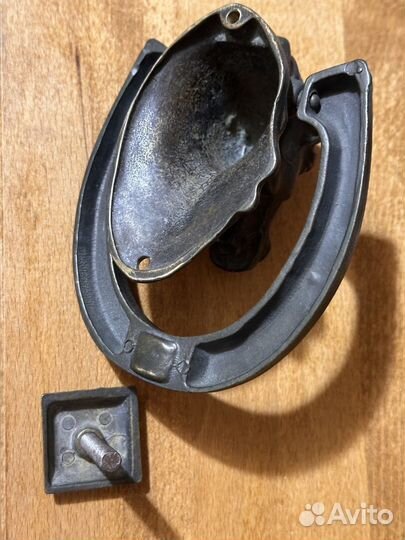 Дверной молоток бронза Лошадь