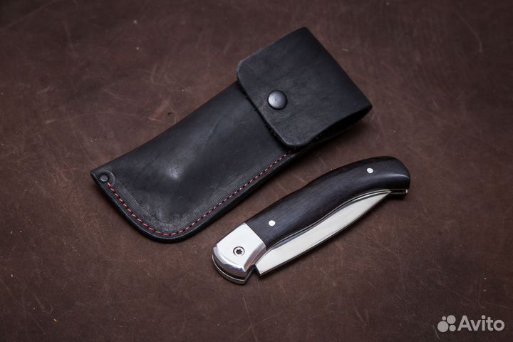 Нож складной ручной работы