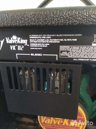 Ламповый комбоусилитель Peavey ValveKing 112