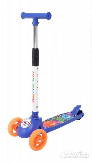 Самокат детский трехколесный новый