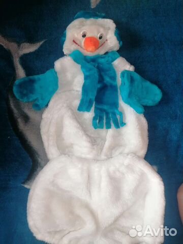Новогодний костюм снеговик 104