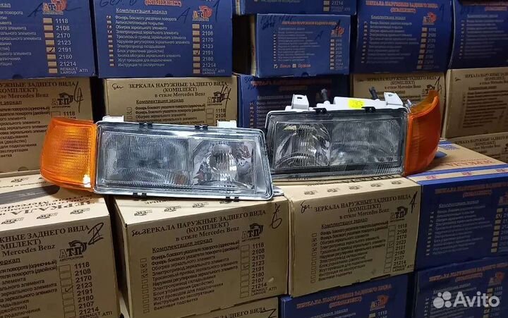 Фары 2110-12 с рыжим повторителем аналог bosch