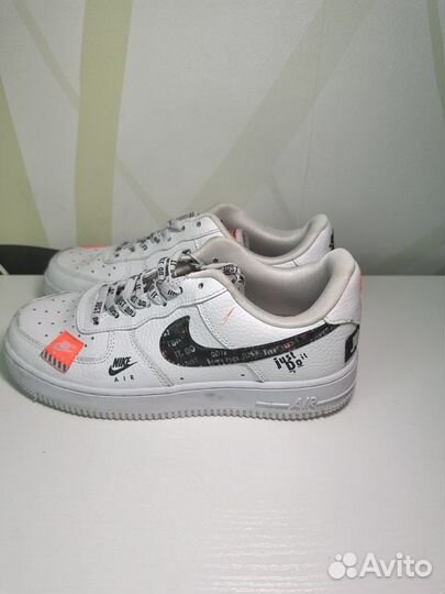 Кроссовки nike AIR force 1 LOW just DO IT white