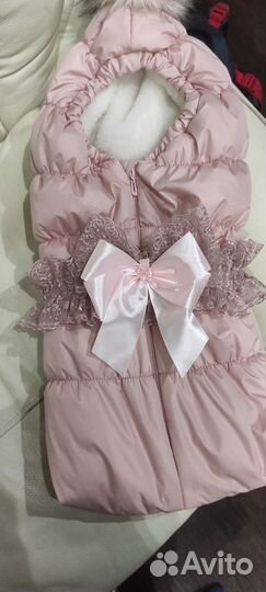 Конверт на выписку для девочки зима