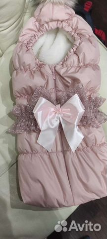 Конверт на выписку для девочки зима