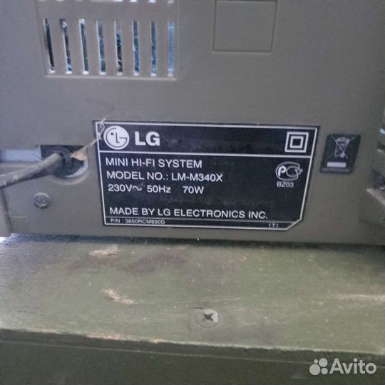 Музыкальный центр LG