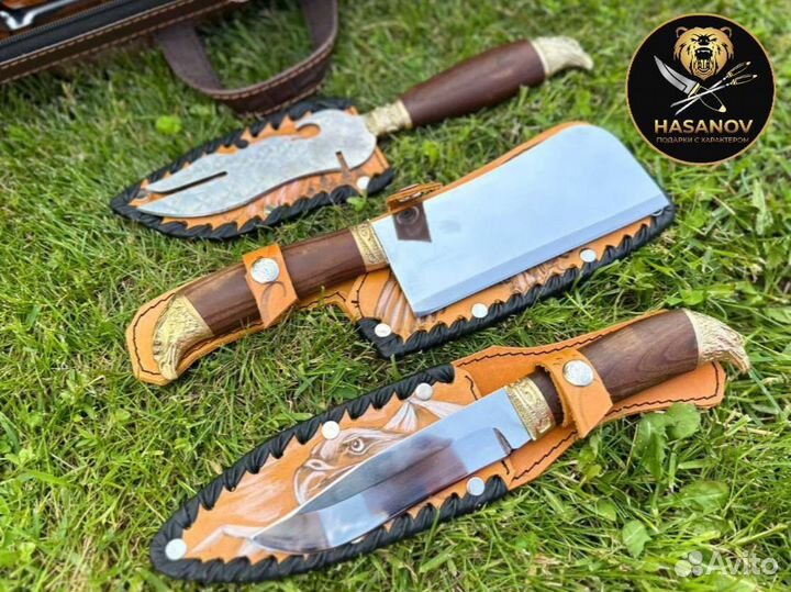 Шашлычный набор для пикника ручной работы