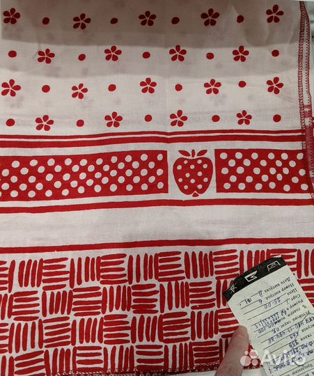 Новая винтажная скатерть-бегунок, узкая и длинная