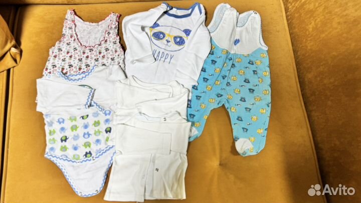 Пакет вещей для новорожденного