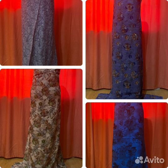 Ткань,штапель со стразами