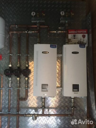 Услуги сантехника отопление