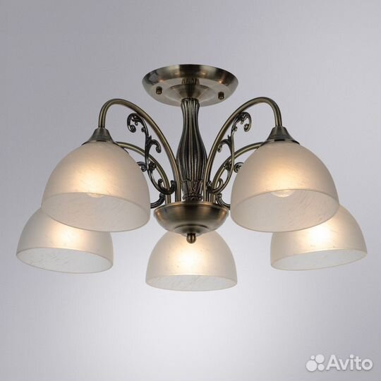 Потолочная люстра Arte Lamp Spica A3037PL-5AB