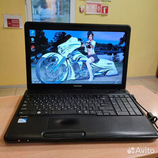 Ноутбук toshiba 4Gb/SSD 128Gb. Гарантия