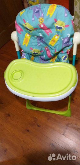 Стульчик для кормления happy baby monster