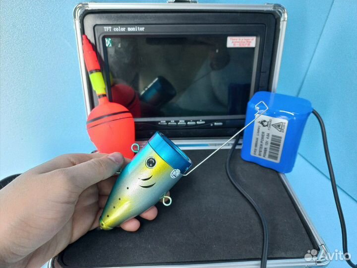 Подводная видеокамера с монитором fish finder